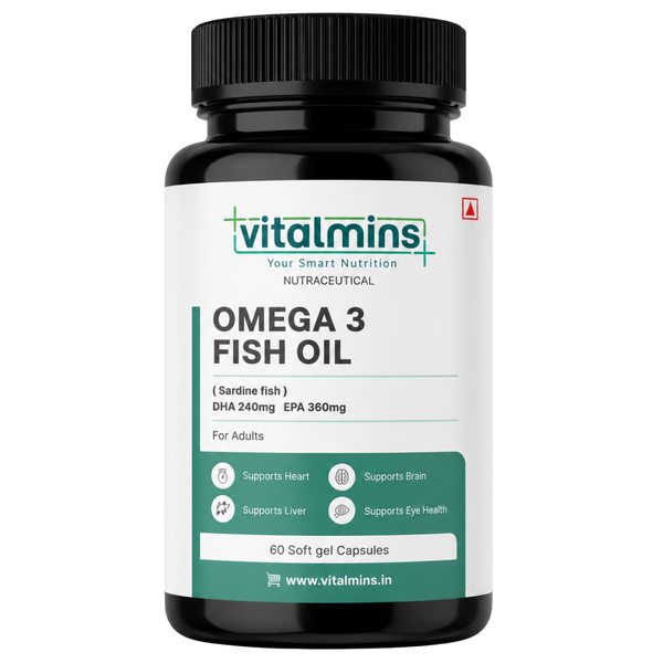 Vitalmins Omega 3 Fish Oil Softgels