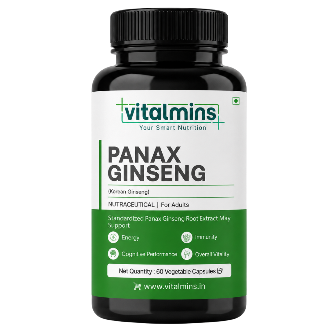 Vitalmins Panax Ginseng Capsules - Vitalmins