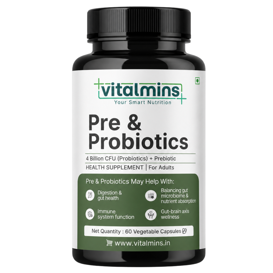 Vitalmins Probiotics Capsules for Enhanced Digestive Health and Immune Support