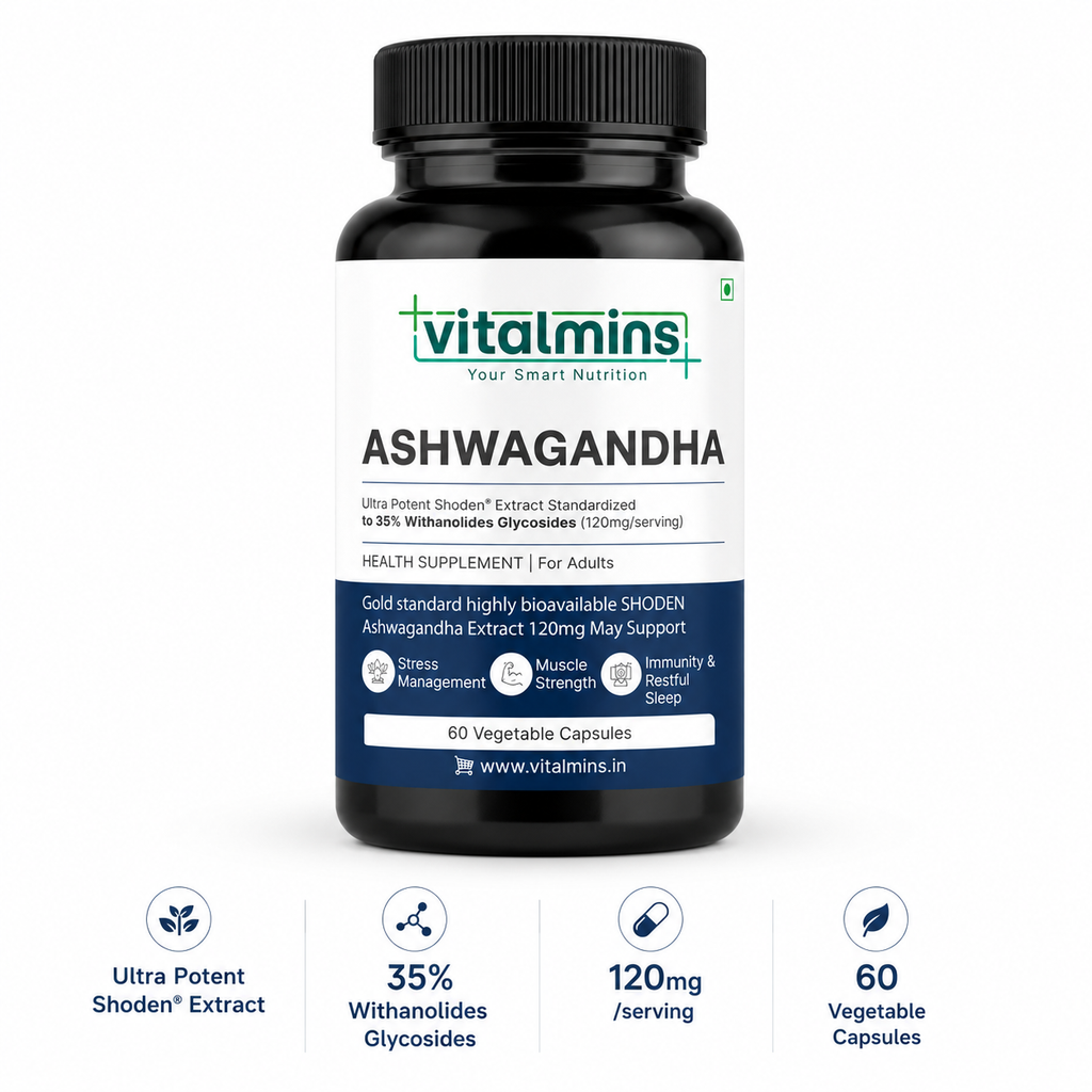 Vitalmins Ashwagandha Shoden® Capsules