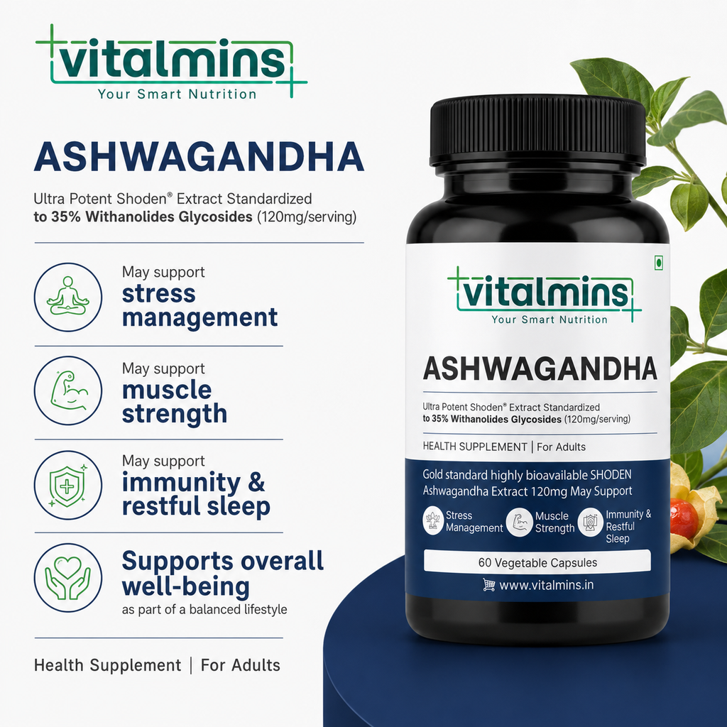 Vitalmins Ashwagandha Shoden® Capsules