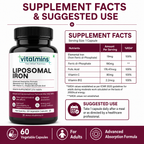 Vitalmins Liposomal Iron Capsules