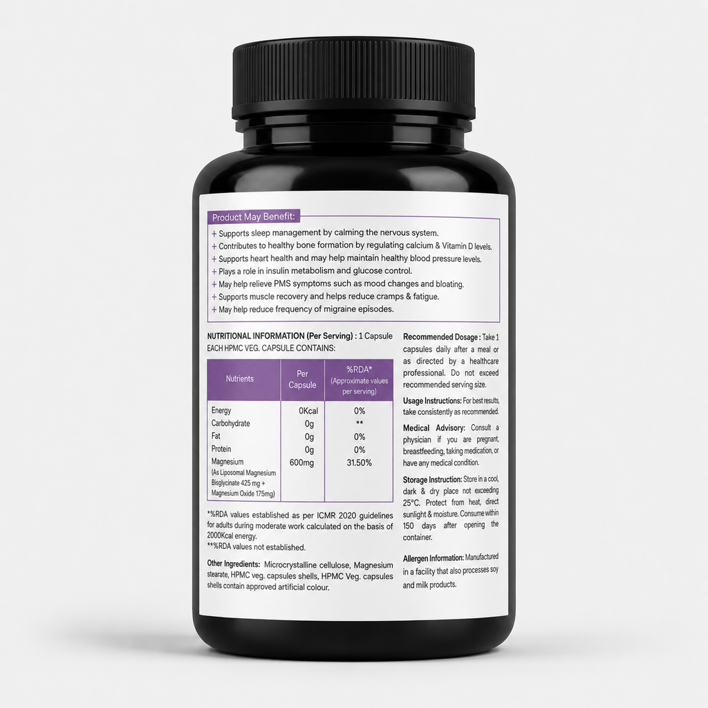Vitalmins Liposomal Magnesium Glycinate Capsules