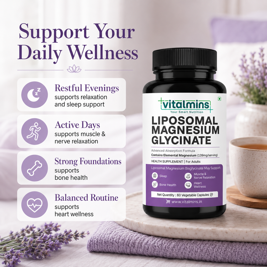 Vitalmins Liposomal Magnesium Glycinate Capsules