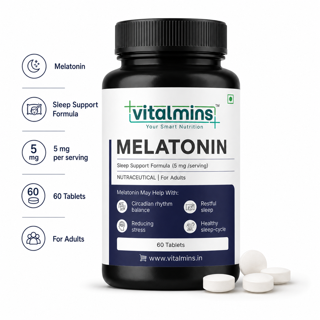 Vitalmins Melatonin Sleep Support Tablets