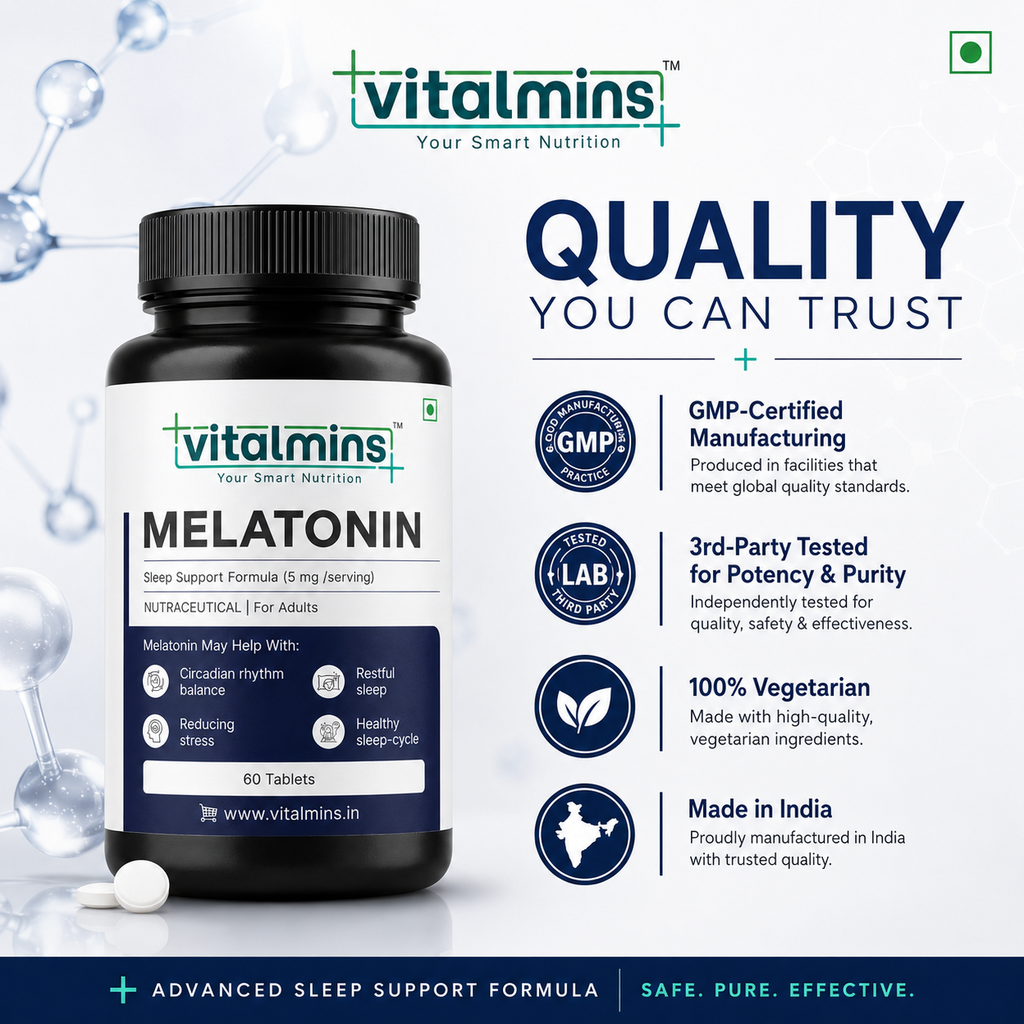 Vitalmins Melatonin Sleep Support Tablets