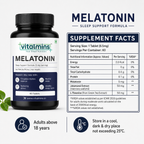 Vitalmins Melatonin Sleep Support Tablets