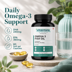 Vitalmins Omega 3 Fish Oil Softgels