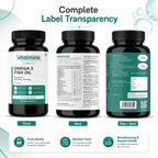 Vitalmins Omega 3 Fish Oil Softgels