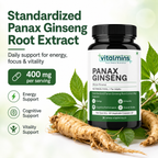 Vitalmins Panax Ginseng Capsules - Vitalmins