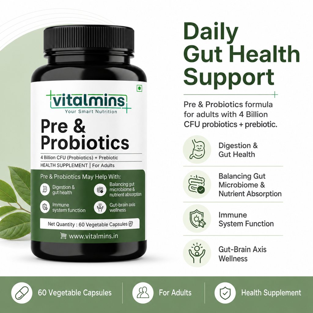 Vitalmins Pre & Probiotics Capsules