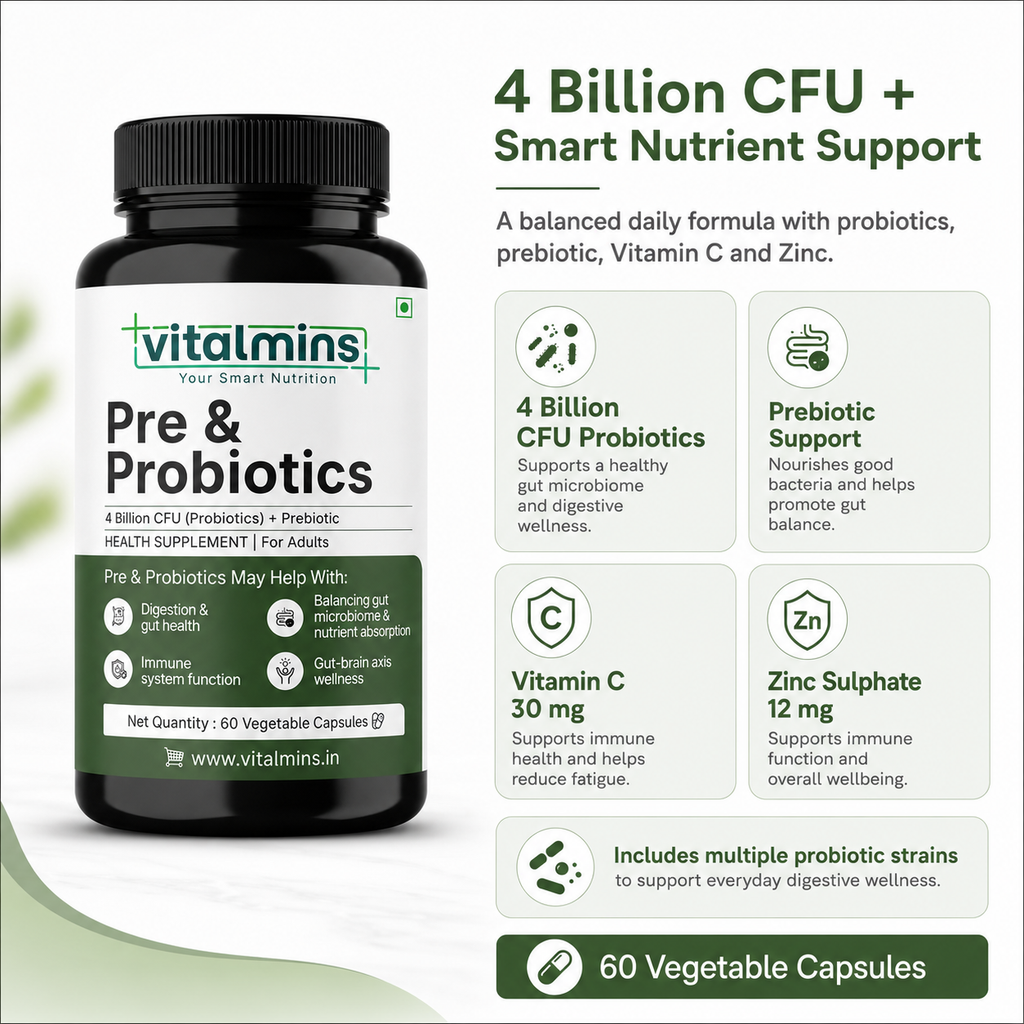Vitalmins Pre & Probiotics Capsules