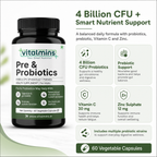 Vitalmins Pre & Probiotics Capsules