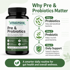 Vitalmins Pre & Probiotics Capsules