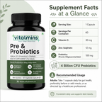 Vitalmins Pre & Probiotics Capsules