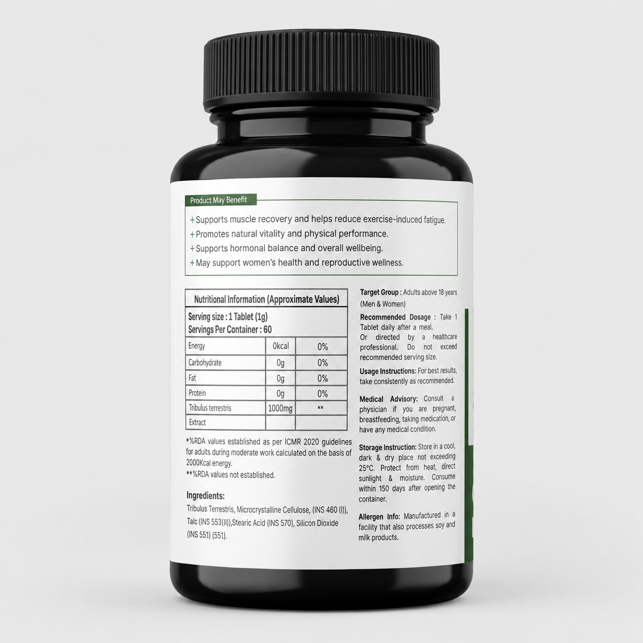 Vitalmins Tribulus Terrestris Tablets