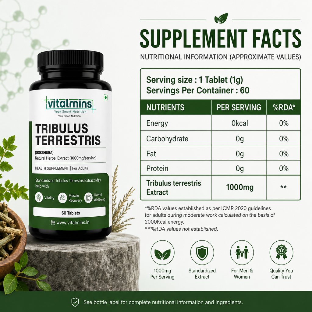 Vitalmins Tribulus Terrestris Tablets