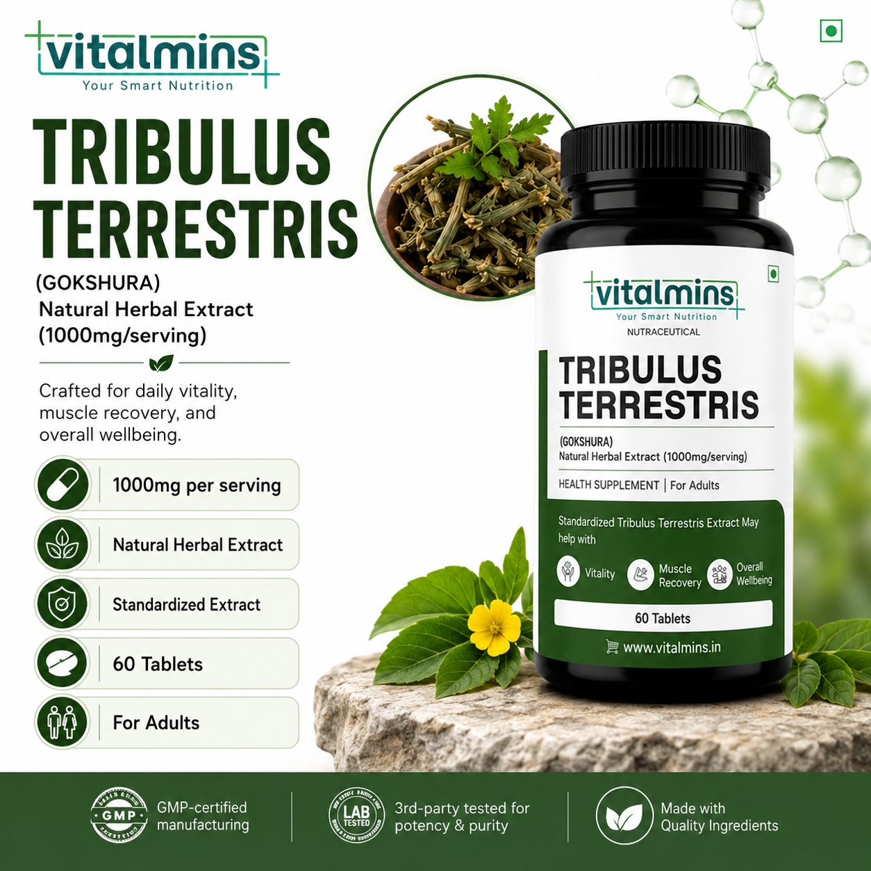 Vitalmins Tribulus Terrestris Tablets