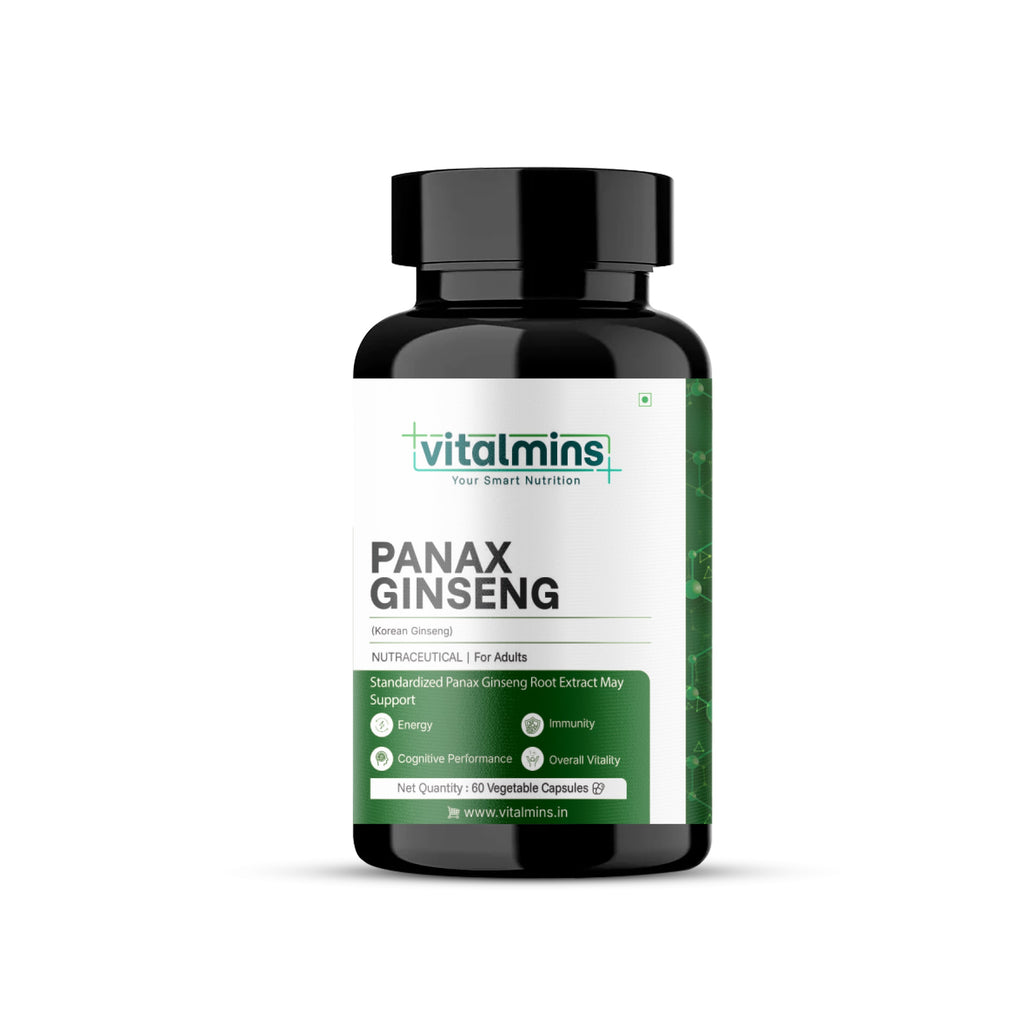 Vitalmins Panax Ginseng Capsules - Vitalmins